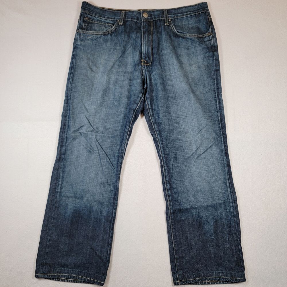 Agave Mens Jean Gringo Sand Dollar Supima Cotton Classic Straight Sz 38 (37 act)